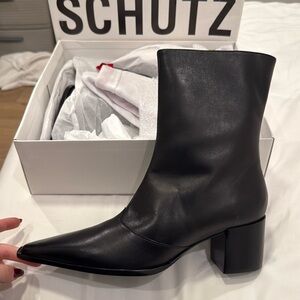 SCHUTZ RAFFAELA MID BOOTIE BLACK